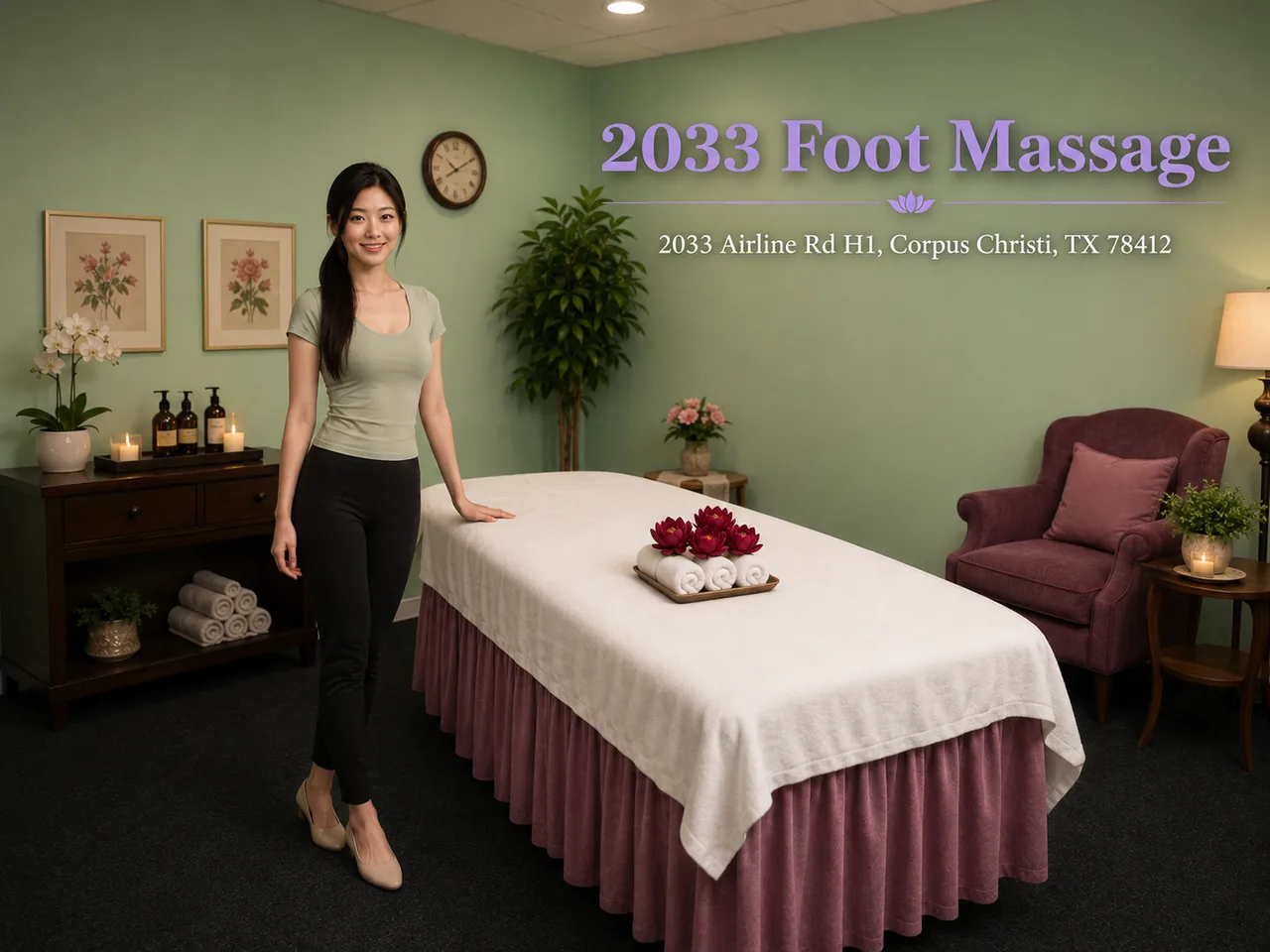 2033 Foot Massage, a massage spa serving the Westside TX